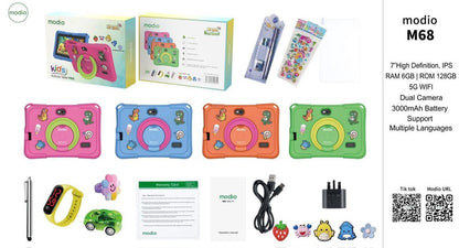 تابلت الأطفال Modio Kids – تعلم، لعب، وأمان في جهاز واحد